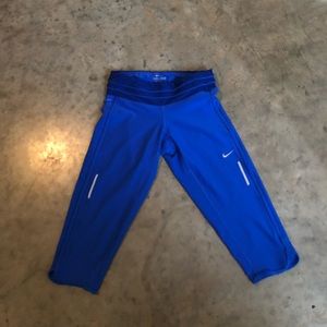 Blue nike leggings